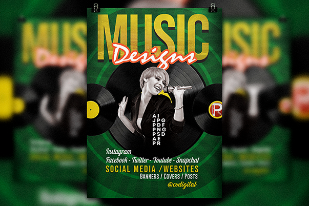 Music Industry Design | @cvdigital